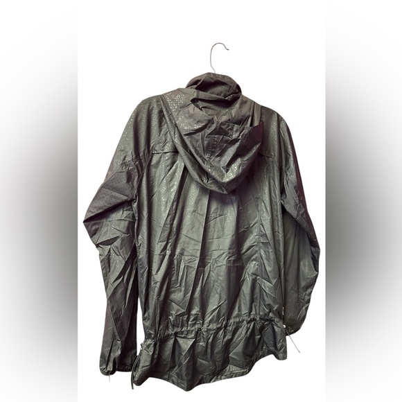 Layer 8 Black Utility Jacket with Hood and Elastic Cuffs - Picture 7 of 8